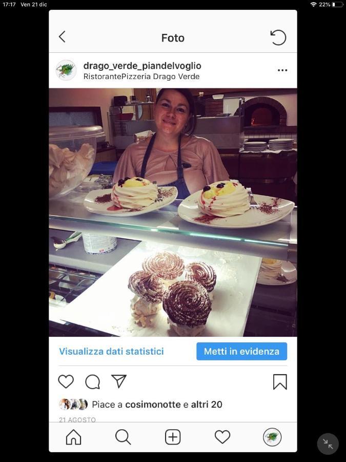 B&B Drago Verde Pian del Voglio Екстериор снимка